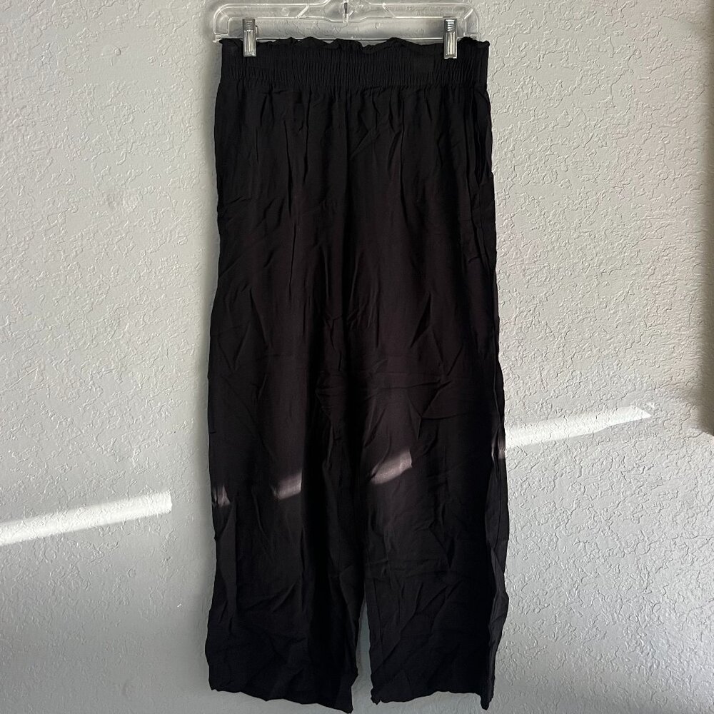Abercrombie Black Flowy Beach Pants